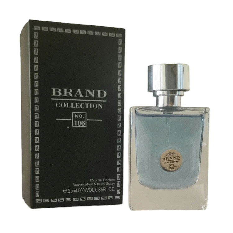 عطر جیبی   برند کالکشن مدل  ورساچه شماره 106 حجم 25 میلی لیتر