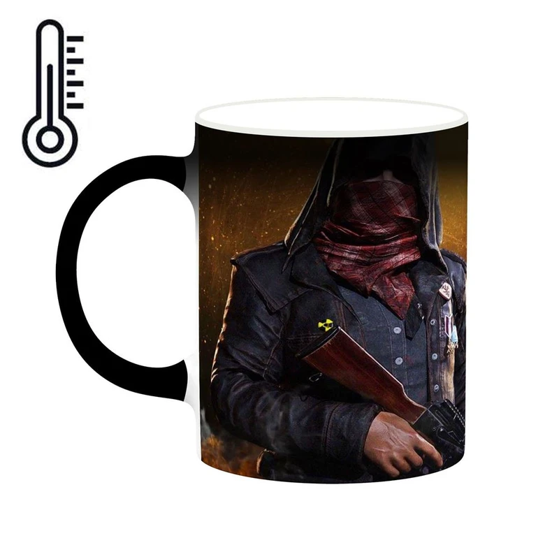 ماگ حرارتی کاکتی مدل بازی پابجی PUBG کد mgh30036