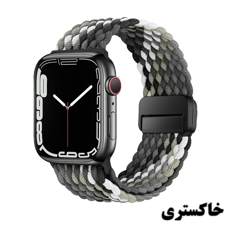 بند راینو مدل Braid Magnet مناسب برای اپل واچ سری 1/2/3/4/5/6/7/8/9/10/SE/ULTRA سایز 44/45/46/49 mm