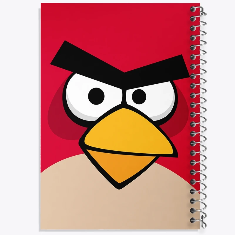 دفتر لیست خرید 50 برگ خندالو طرح پرندگان خشمگین کد F2061