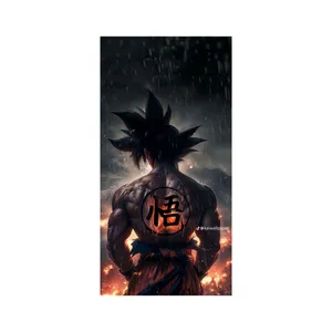استیکر لپ تاپ و موبایل مدل انیمه طرح دراگون بال سان گوکو Dragon ball Son Goku کد 3839