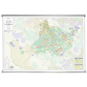 نقشه انتشارات گیتاشناسی نوین شهرستان شهریار کد L1668