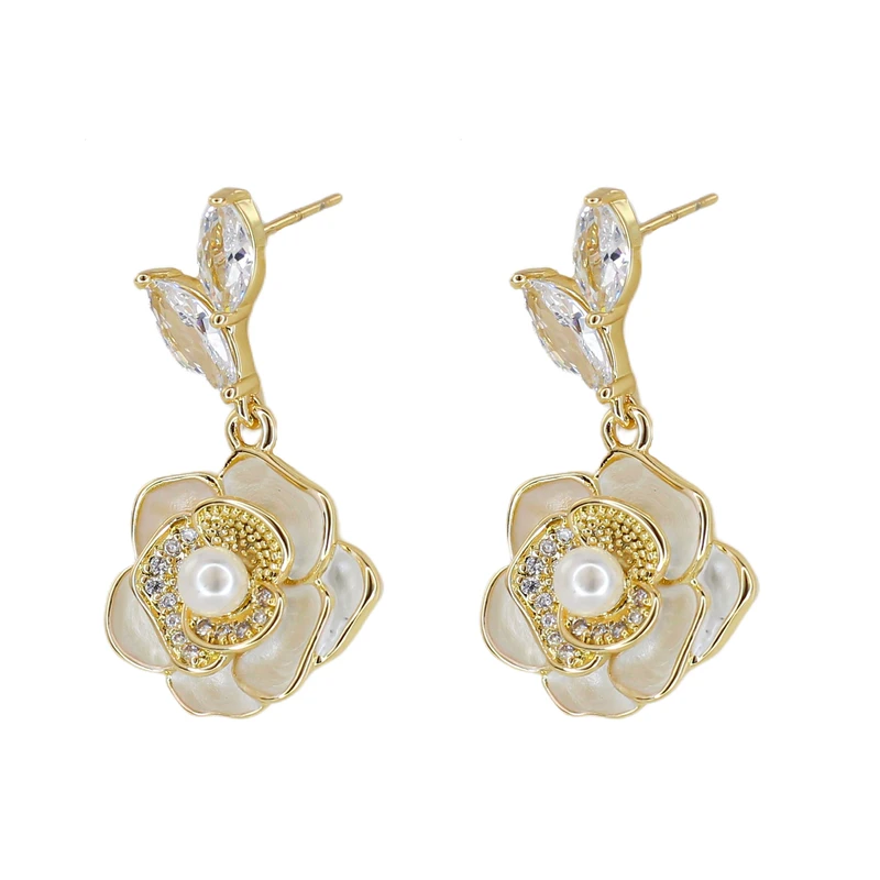 گوشواره میخی زنانه زودیکا مدل گل کد AAC1089