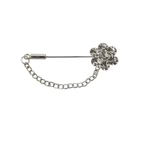 سوزن روسری زنانه مدل گل نسترن نگین دار کد 3