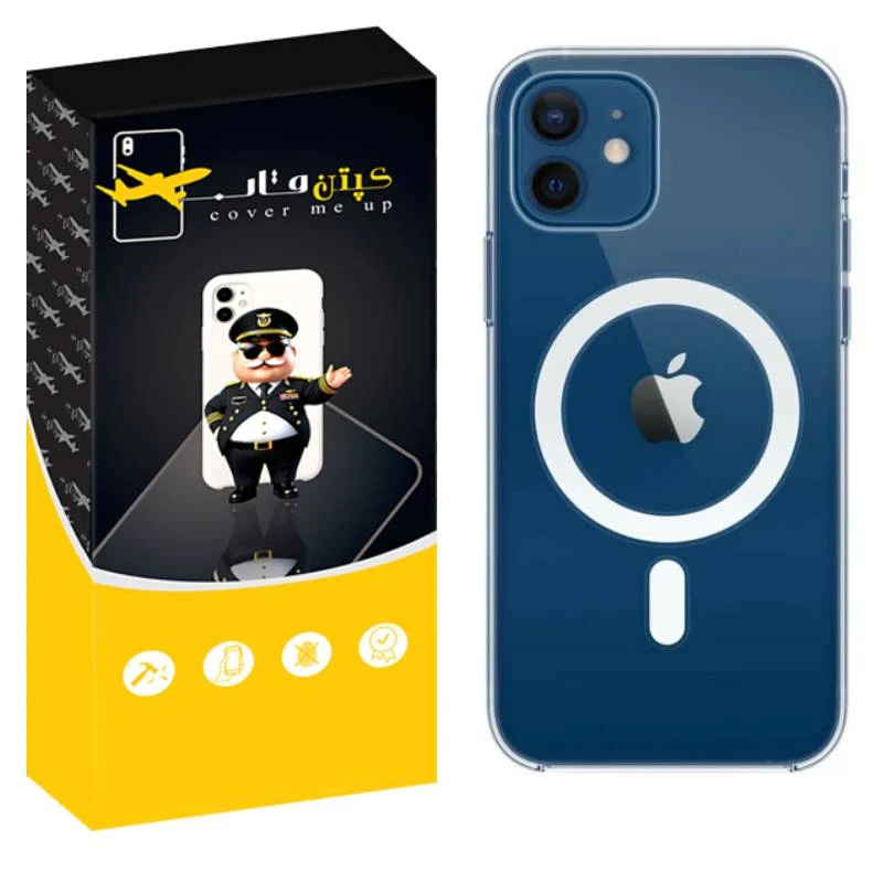 کاور کپتن قاب مدل مگ سیف طرح ژله ای مناسب برای گوشی موبایل اپل iPhone 11