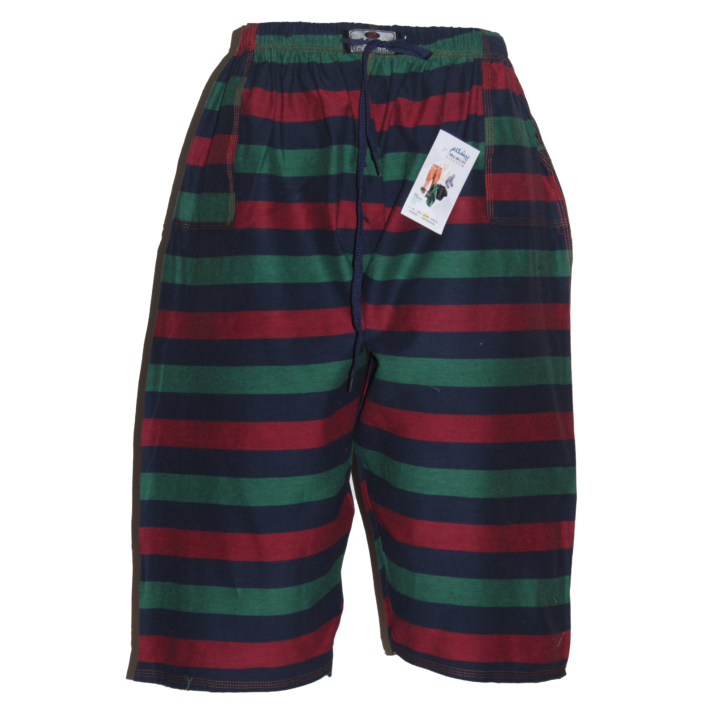 شلوارک مردانه پیشگام مدل راه راه کد HN2FX-CH