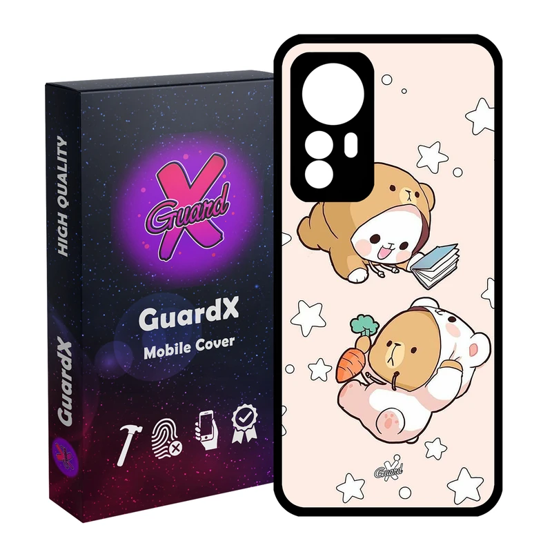 کاور گارد ایکس طرح Milk Mocha مدل Glass10540 مناسب برای گوشی موبایل شیائومی Redmi Note 12S