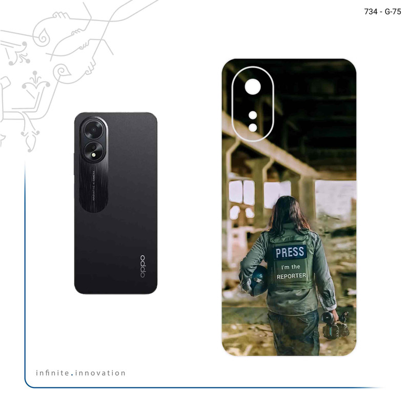 برچسب پوششی ماهوت مدل Reporter مناسب برای گوشی موبایل اپو A38