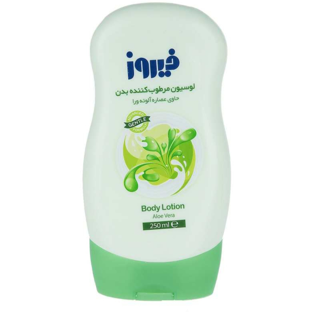 لوسیون مرطوب کننده فیروز مدل میکس کوکو آ باتر و آلوئه ورا حجم 250 میلی لیتر مجموعه 2 عددی