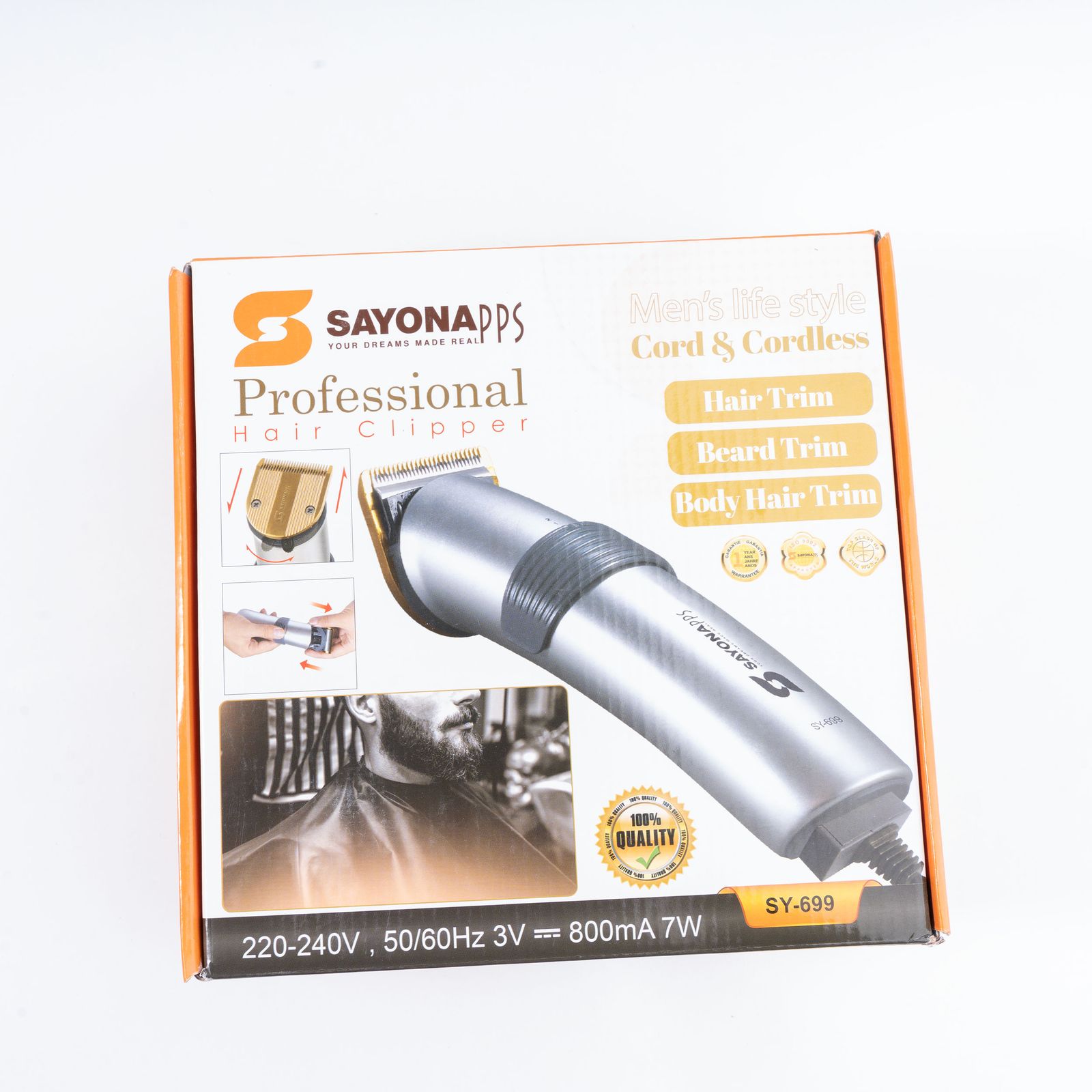 ماشین اصلاح موی سر و صورت سایونا مدل SY-699 -  - 2
