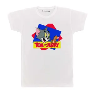 تی شرت بچگانه پرمانه طرح tom and jerry کد pmt.2984