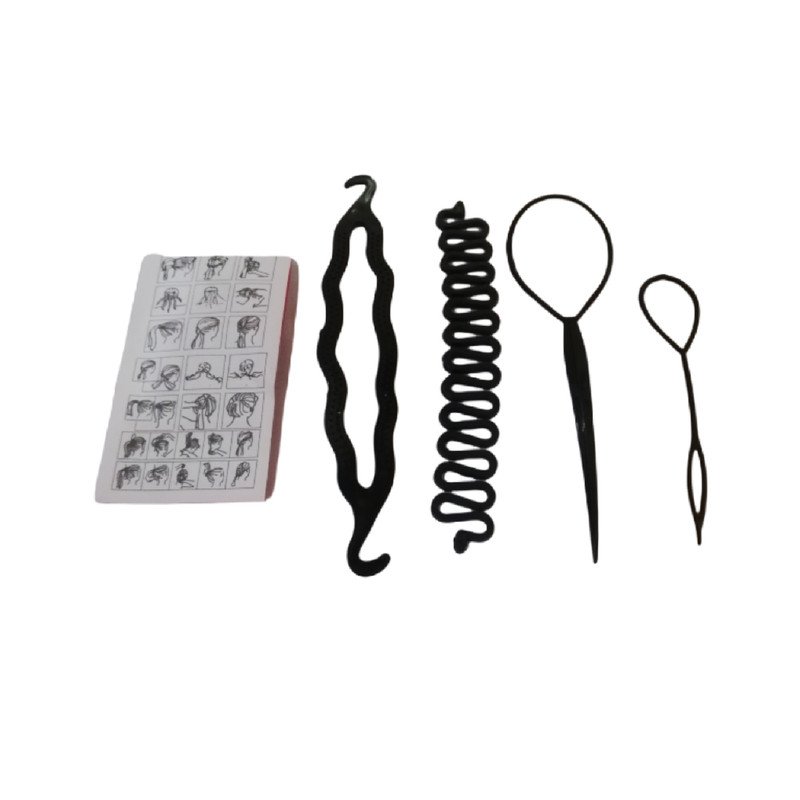 ابزار بافت مو و بامتل مدل mmp4 بسته 4 عددی