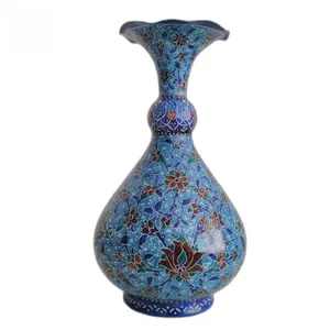گلدان مینا کاری مدل تمام ختایی کد 254