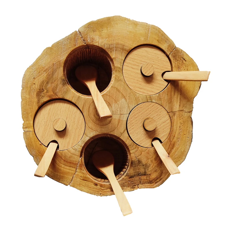 عکس شماره 2 : جا ادویه 11 پارچه مدل round01