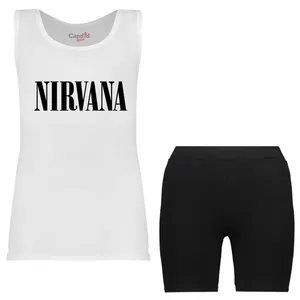 ست تاپ و شلوارک دخترانه مدل 6024