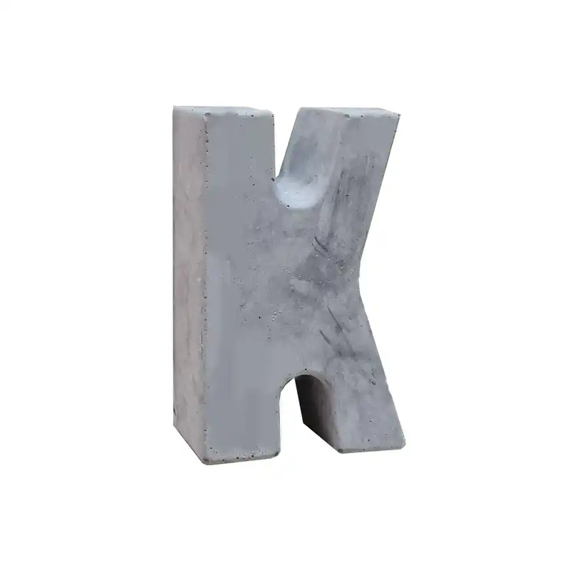 دکوری مدل بتنی طرح حرف k