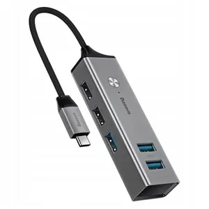 هاب 5 پورت USB-C باسئوس مدل CAHUB-D0G
