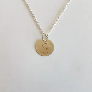 گردنبند نقره زنانه مدل حرف s