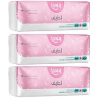 نوار بهداشتی پنبه ریز مدل لطیف سایز L ضخیم مجموعه 3 عددی 