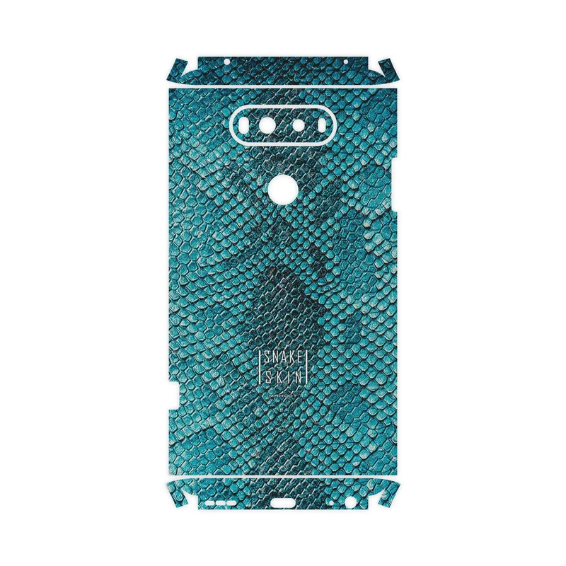 برچسب پوششی ماهوت مدل Blue Snake Skin-FullSkin مناسب برای گوشی موبایل ال جی V20