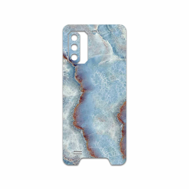 برچسب پوششی ماهوت مدل Blue Ocean Marble مناسب برای گوشی موبایل یولفون Armor 7