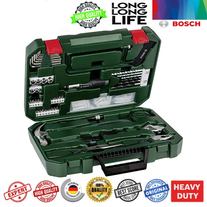 مجموعه 111 عددی ابزار همه کاره بوش مدل BOSCH BOX 111 PCS