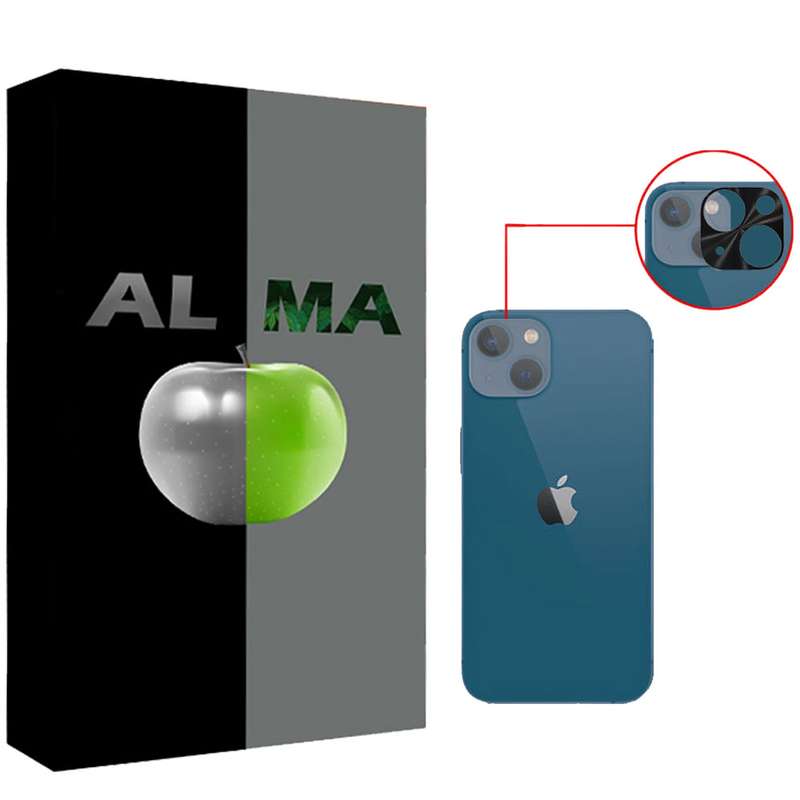 محافظ لنز دوربین آلما مدل LN-FLZ مناسب برای گوشی موبایل اپل IPhone 13 / 13 Mini