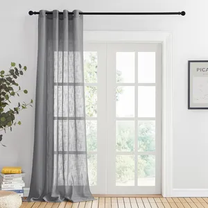 پرده پانچ نوین دکور سیلوانا مدل حریر نازلی 280 سایز 280 × 140 سانتی متر