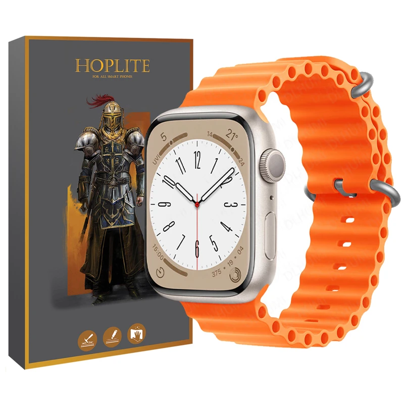 بند هاپلایت مدل Ocean مناسب برای اپل واچ Series 3 42 میلی متری