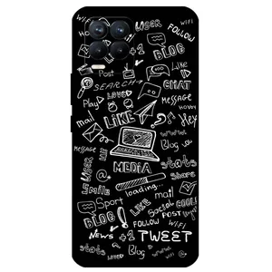 Megafone Social Media 1898 Cover For Realme 8 4G / 8 Pro