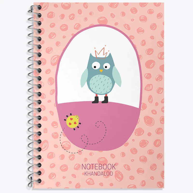 دفتر لغت 50 برگ خندالو طرح جغد بامزه کد N1060