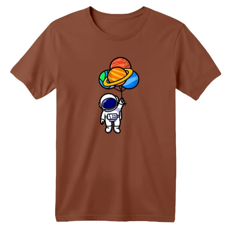 تی شرت آستین کوتاه بچگانه مدل فضانورد کد ۱۹