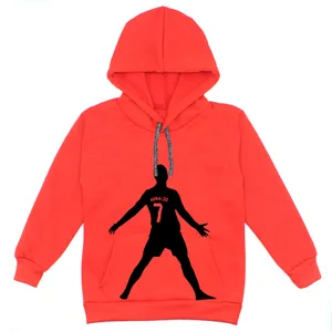  هودی پسرانه مدل رونالدو F109 رنگ قرمز