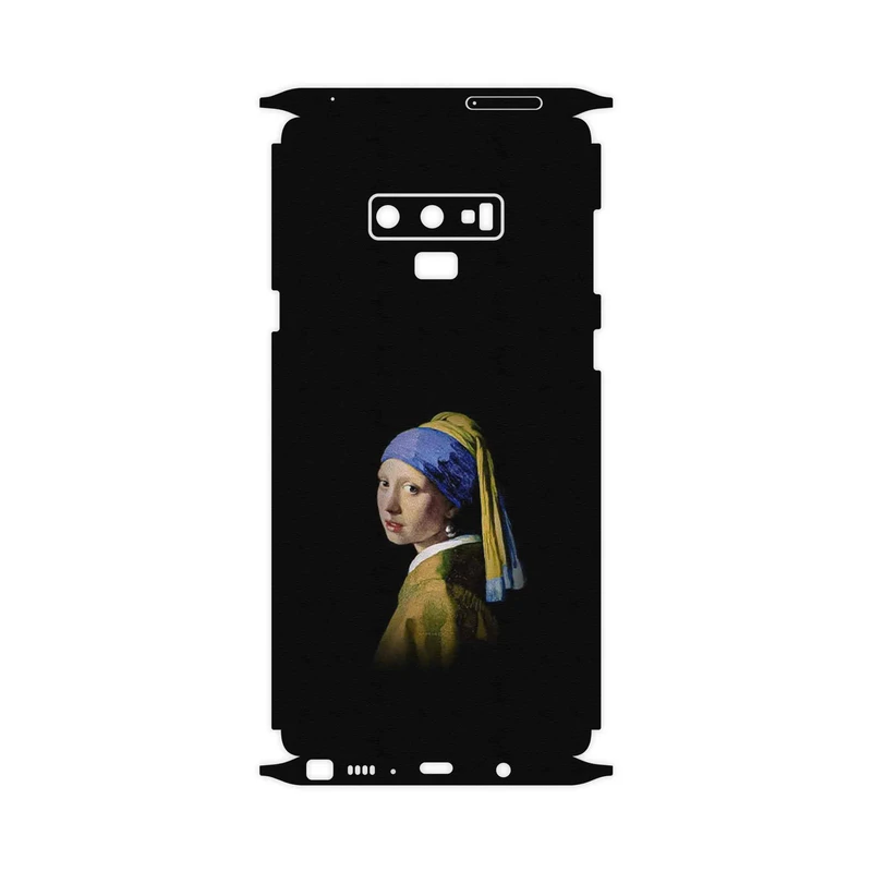 برچسب پوششی ماهوت مدل Girl with a Pearl Earring of Vermeer-FullSkin مناسب برای گوشی موبایل سامسونگ Galaxy Note 9