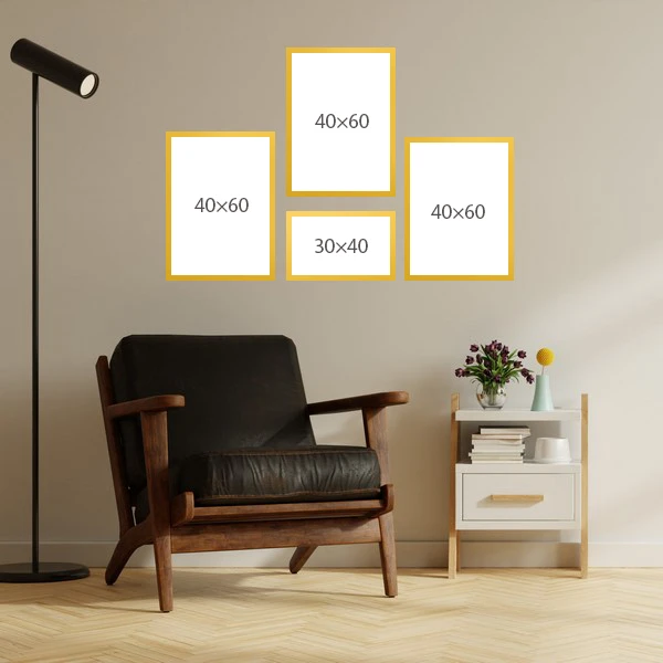 قاب عکس بکلیت مدل 215T مجموعه چهار عددی 