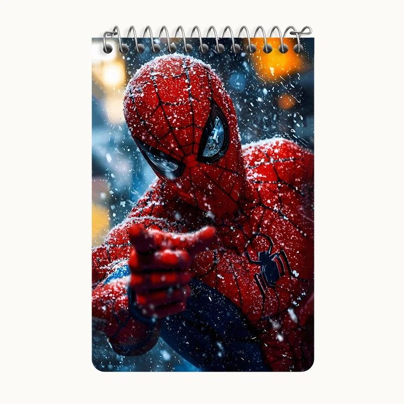 دفتر یادداشت 50 برگ خندالو طرح مرد عنکبوتی کد F9139