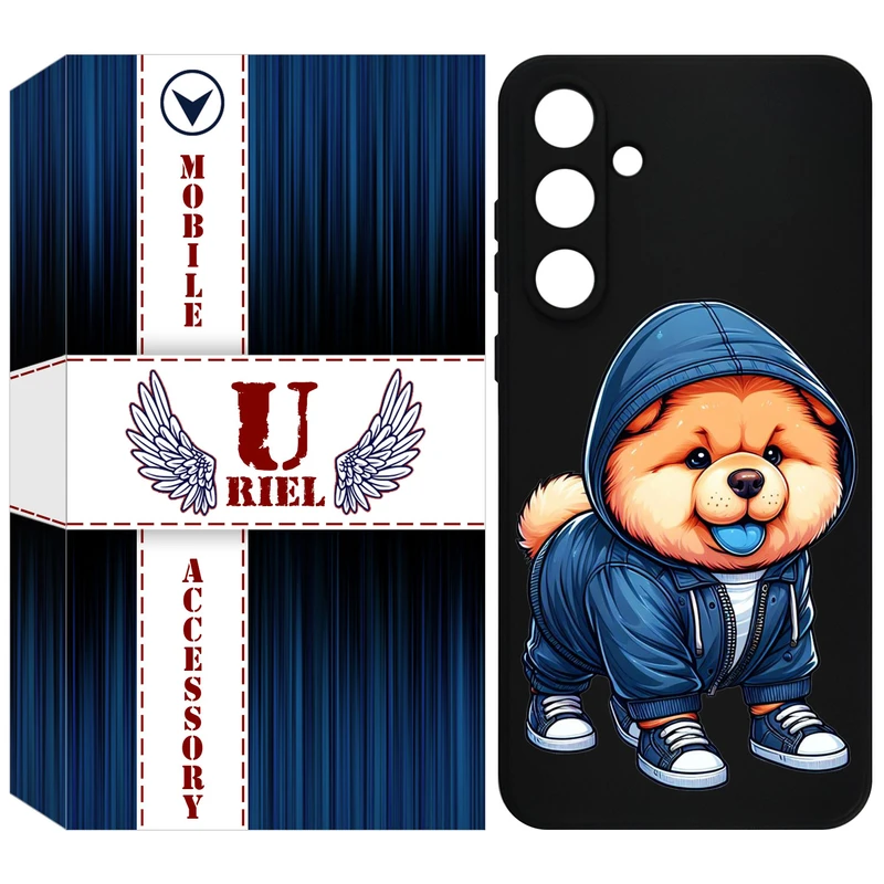 کاور یوریل مدل KSH کد 65 طرح سگ آبی مناسب برای گوشی موبایل سامسونگ Galaxy A35