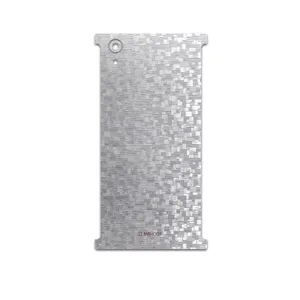 MAHOOT Silver-Silicon Cover Sticker for Sony Xperia XA1 Plus