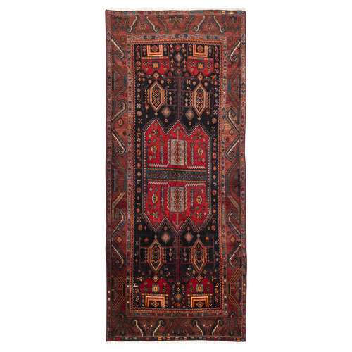 فرش دستبافت سه و نیم متری طرح کردی کد 10.49.519