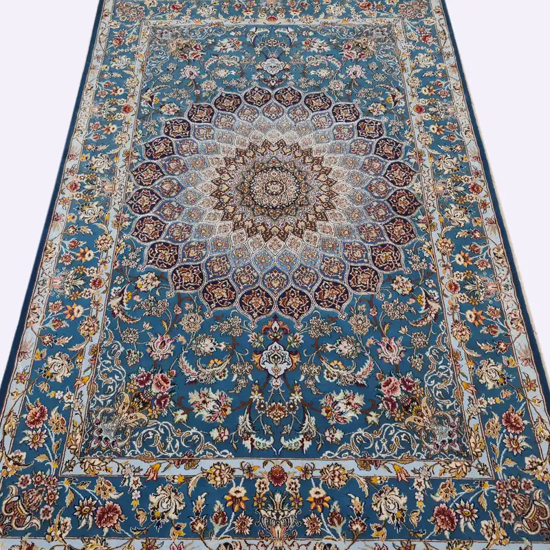 فرش دستبافت دو نیم متری اصفهان داوری کد 1254