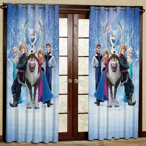 پرده مدل السا و آنا مخمل پانچی کد 1165R سایز 140x280 سانتی متر