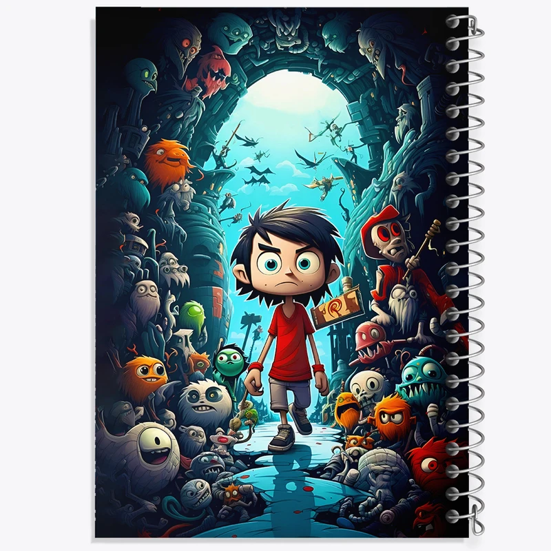 دفتر ژورنال نویسی 50 برگ خندالو مدل نقطه ای طرح پسرانه کد N5799