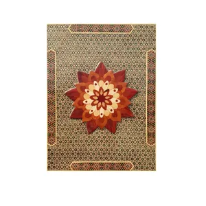 تابلو خاتم کاری مدل گل برجسته