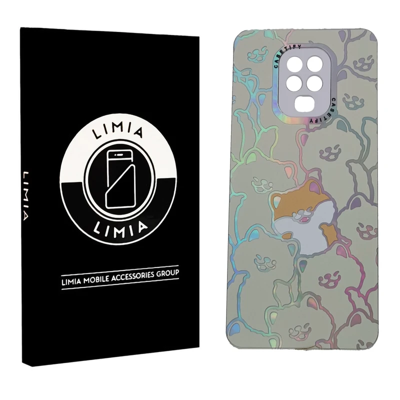 کاور لیمیا مدل فانتزی لنزدار طرح عروسکی شبرنگی مناسب برای گوشی موبایل شیائومی Redmi Note 9S/9 Pro