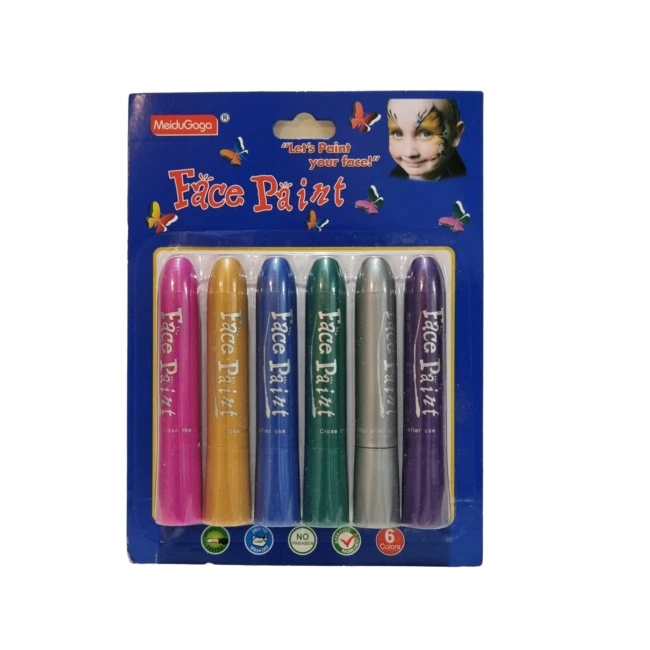 پاستل گریم صورت مدل پیچی کد 6-800 بسته 6 عددی