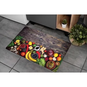 پادری مدل آشپزخانه رویه مخمل کد S613 سایز 75x45 سانتی متر