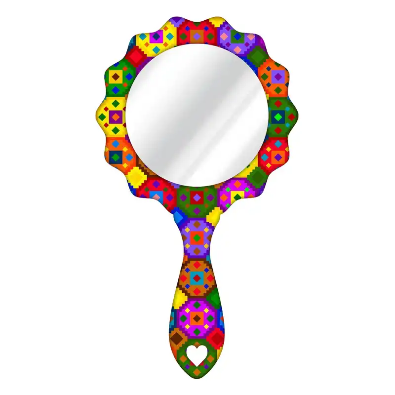 آینه آرایشی مدل فانتزی کد AY719