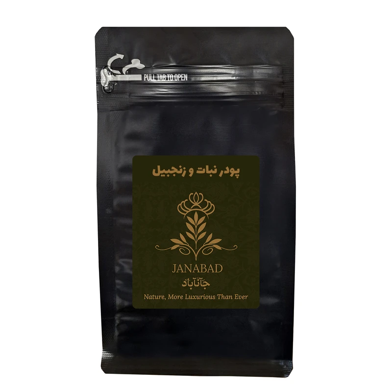 پودر نبات زنجبیل ممتاز جانآباد-380 گرم