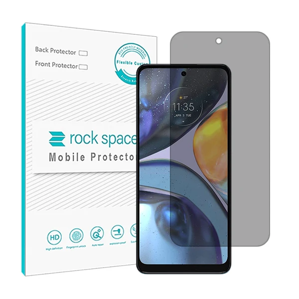 محافظ صفحه نمایش حریم شخصی راک اسپیس مدل HyPRV مناسب برای گوشی موبایل موتورولا Moto G22