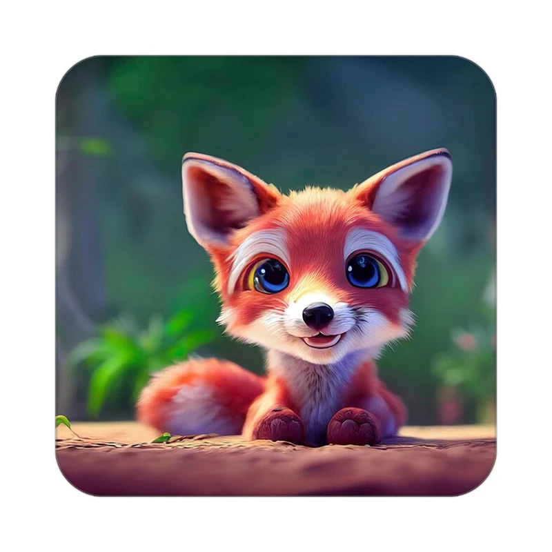 زیر لیوانی کاکتی طرح حیوانات کارتونی مدل mp28395